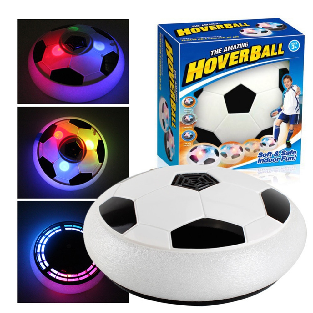 Fun Time LED Air Power Soccer Disc Suspended Football Hockey Collision Ball Hover Glide Football Game - Hover Ball