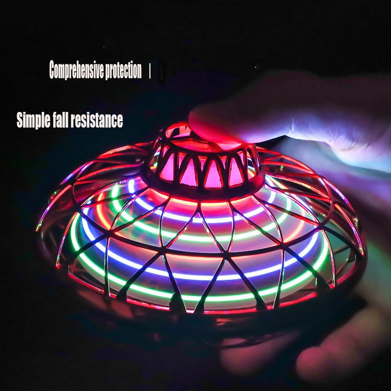 Mini UFO Drone Helicopter Aircraft Hand Controlled Color Light Infrared Quadcopter Induction Kids Flying Saucer Flying 1 - Hover Ball
