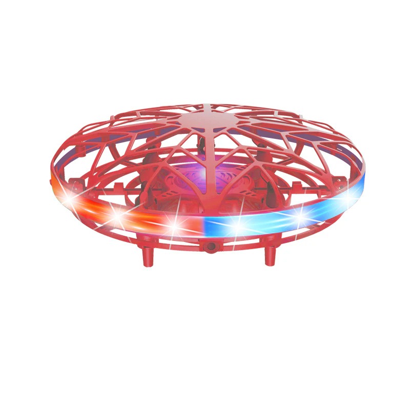 Red mini ufo drone helicopter aircraft hand variants 1 - Hover Ball