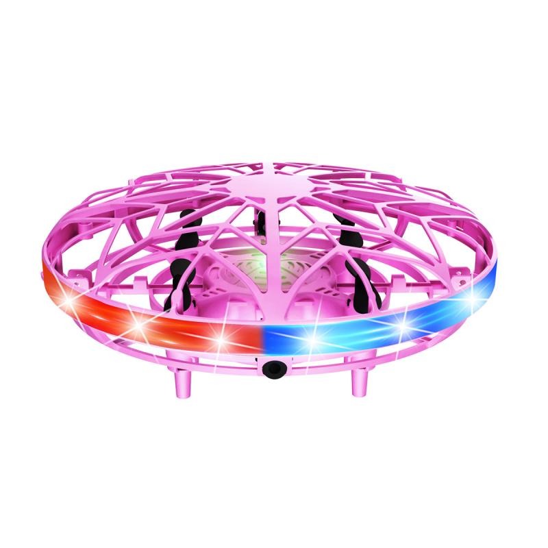 pink mini drone ufo hand operated rc helicopt variants 0 - Hover Ball