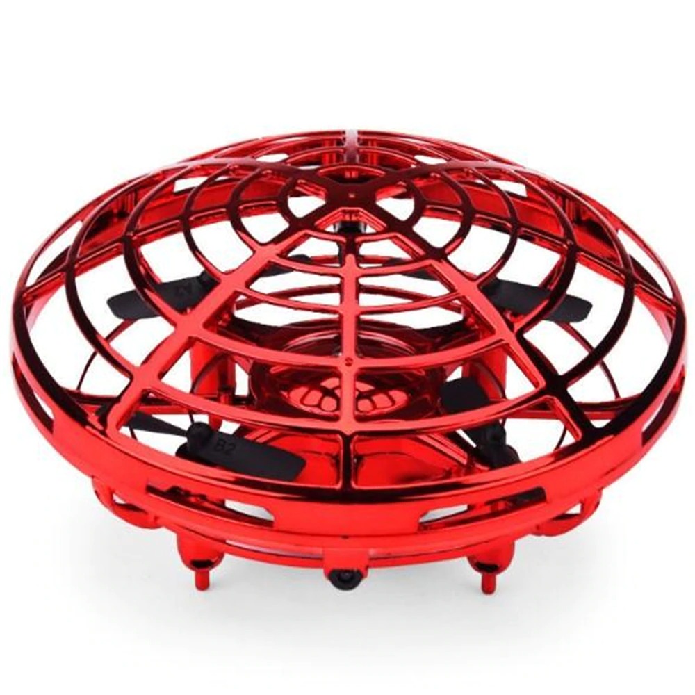 red ufo colorful anti collision flying helicopte variants 1 - Hover Ball